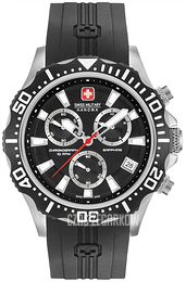 Swiss Military Hanowa Czarny/Guma Ø44 mm 06-4305.04.007