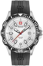 Swiss Military Sport Srebrny/Guma Ø44 mm 06-4306.04.001