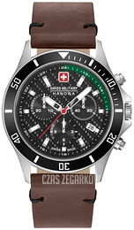 Swiss Military Hanowa Hanowa Czarny/Skóra Ø42 mm 06-4337.04.007.06