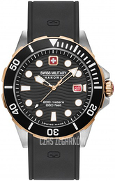 Swiss Military Hanowa Czarny/Guma Ø44 mm 06-4338.12.007