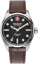 Swiss Military Hanowa Czarny/Skóra Ø42 mm 06-4345.04.007.05