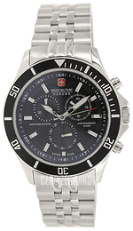 Swiss Military Sport Czarny/Stal Ø42 mm 06-5183-7-04-007