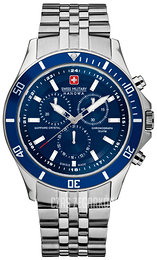 Swiss Military Flagship Niebieski/Stal Ø42 mm 06-5183.7.04.003