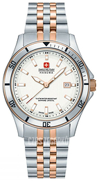 Swiss Military Dress Srebrny/Stal w kolorze różowego złota Ø43 mm 06-5183.7.12.001