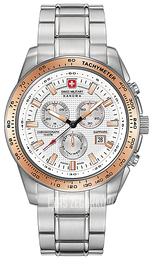 Swiss Military Sport Srebrny/Stal Ø43 mm 06-5225.04.001.09