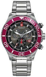 Swiss Military Sport Szary/Stal Ø46 mm 06-5226.04.009