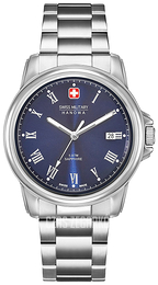 Swiss Military Dress Niebieski/Stal Ø39 mm 06-5259.04.003