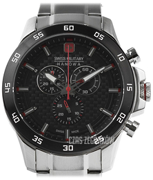 Swiss Military Sport Czarny/Stal Ø45 mm 06-5270.33.007
