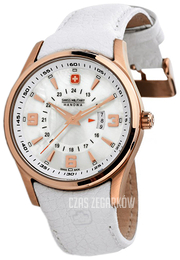 Swiss Military Dress Biały/Skóra Ø36 mm 06-6155.09.001