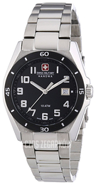 Swiss Military Dress Czarny/Stal Ø32 mm 06-7190.04.007