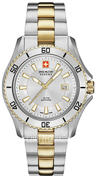 Swiss Military Dress Srebrny/Stal w odcieniu złota Ø34 mm 06-7296.55.001