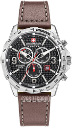 Swiss Military Hanowa Czarny/Skóra Ø44 mm 6-4251.04.007