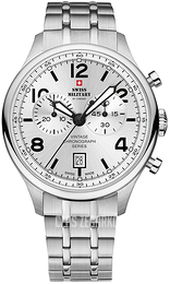 Swiss Military Vintage Srebrny/Stal Ø42 mm SM30192.02