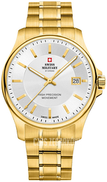 Swiss Military Classic Srebrny/Stal w odcieniu złota Ø39 mm SM30200.09