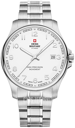 Swiss Military Chrono Biały/Stal Ø39 mm SM30200.17
