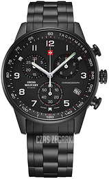 Swiss Military Chrono Czarny/Stal Ø41 mm SM34012.04