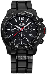 Swiss Military Chrono Czarny/Stal Ø42 mm SM34033.03
