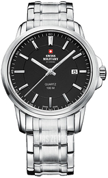 Swiss Military Chrono Czarny/Stal Ø40 mm SM34039.01