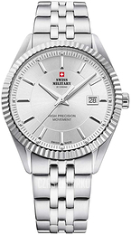 Swiss Military by Chrono Chrono Srebrny/Stal Ø40 mm SM34065.02