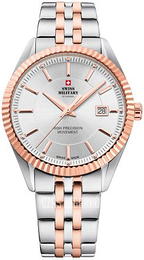Swiss Military Chrono Srebrny/Stal w kolorze różowego złota Ø40 mm SM34065.07