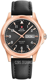 Swiss Military Chrono Czarny/Skóra Ø40 mm SM34071.09