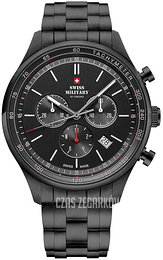 Swiss Military Chrono Czarny/Stal Ø42 mm SM34081.04