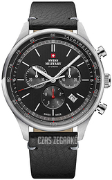 Swiss Military Chrono Czarny/Skóra Ø42 mm SM34081.06