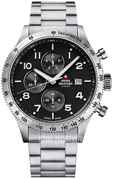 Swiss Military by Chrono Chrono Czarny/Stal Ø42 mm SM34084.01