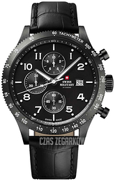 Swiss Military Chrono Czarny/Skóra Ø42 mm SM34084.07