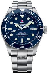 Swiss Military by Chrono Chrono Niebieski/Stal Ø44 mm SMA34075.02