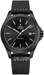 Swiss Military Chrono Czarny/Skóra Ø42 mm SMA34077.10