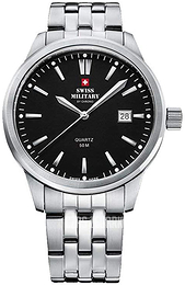 Swiss Military by Chrono Chrono Czarny/Stal Ø41 mm SMP36009.01