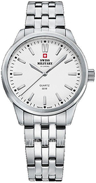 Swiss Military by Chrono Chrono Biały/Stal Ø33 mm SMP36010.02