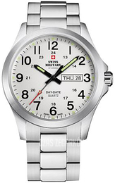 Swiss Military Chrono Srebrny/Stal Ø42 mm SMP36040.26