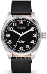 Swiss Military Hanowa Falcon Czarny/Skóra Ø42 mm SMWGA2100401