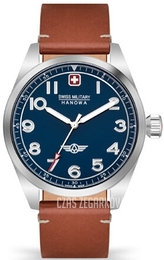 Swiss Military Hanowa Falcon Niebieski/Skóra Ø42 mm SMWGA2100402