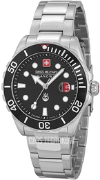 Swiss Military Hanowa Offshore Diver Czarny/Stal Ø44 mm SMWGH2200301