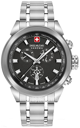 Swiss Military Hanowa Platoon Chrono Night Vision Czarny/Stal Ø45 mm SMWGI2100202