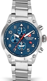 Swiss Military Hanowa Nightflighter Niebieski/Stal Ø44 mm SMWGI2101502