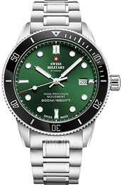 Swiss Military by Chrono Sport Diver Zielony/Stal Ø42 mm SM34088.03