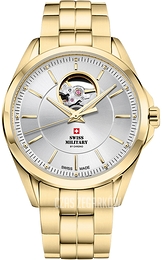 Swiss Military by Chrono Classic Srebrny/Stal w odcieniu złota Ø40 mm SMA34085.31
