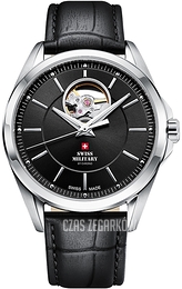 Swiss Military by Chrono Classic Czarny/Skóra Ø40 mm SMA34085.33