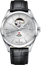 Swiss Military by Chrono Classic Srebrny/Skóra Ø40 mm SMA34085.34