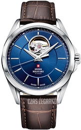 Swiss Military by Chrono Classic Niebieski/Skóra Ø40 mm SMA34085.35