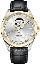 Swiss Military by Chrono Classic Srebrny/Skóra Ø40 mm SMA34085.36