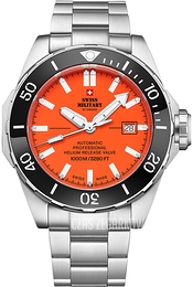 Swiss Military by Chrono Sport Diver Pomarańczowy/Stal Ø45 mm SMA34092.03