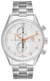 TAG Heuer Carrera Calibre 1887 Automatic Chronograph Srebrny/Stal Ø43 mm CAR2012.BA0796