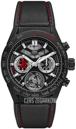 TAG Heuer Carrera Czarny/Guma Ø45 mm CAR5A91.FT6162