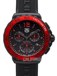 TAG Heuer Formula 1 Chronograph 42 mm Czarny/Guma Ø42 mm CAU1117.FT6024