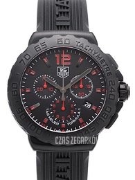 TAG Heuer Formula 1 Czarny/Guma Ø42 mm CAU111A.FT6024